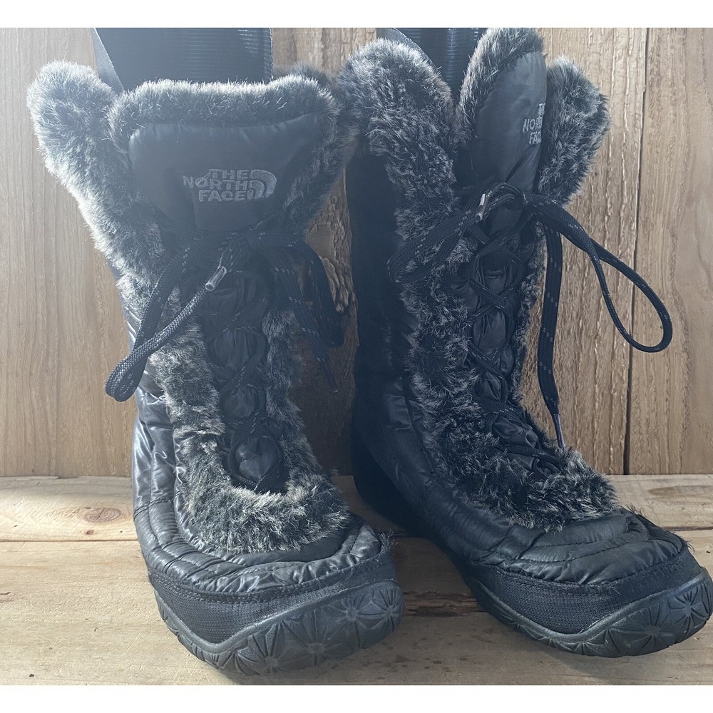 The North Face Fur Lined Boots Womens 6 Winter